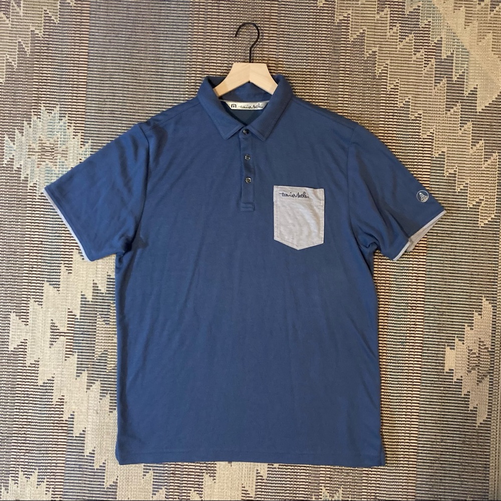 Travis Mathew Mens Golf Polo Shirt L